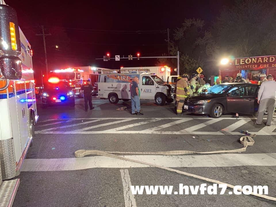 Hollywood VFD Responds To Motor Vehicle Accident In Leonardtown With ...